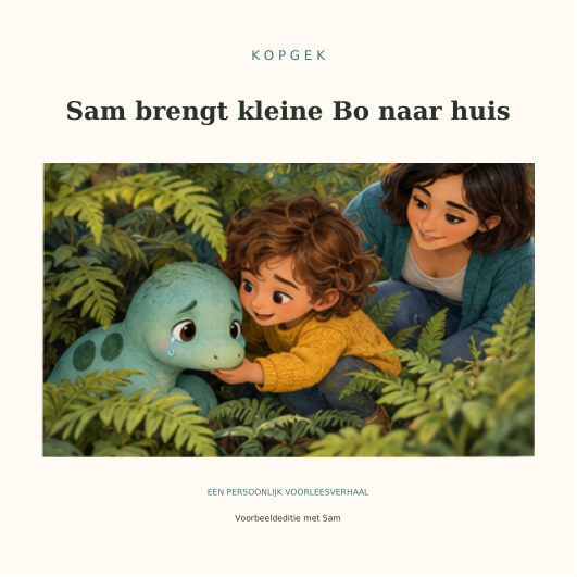 Omslag van het Dino-avontuur met Sam